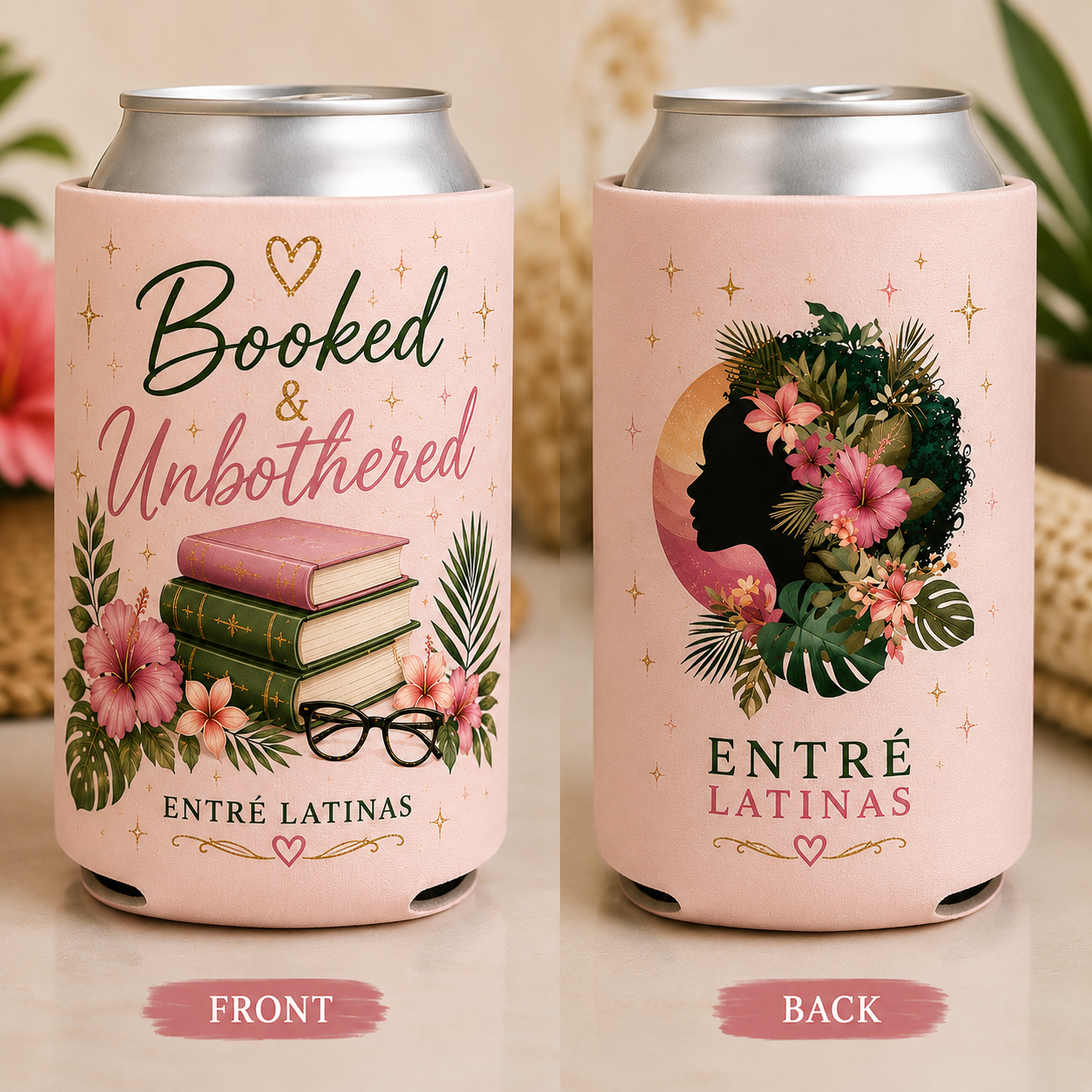 Entré Latinas Can Koozies Collection