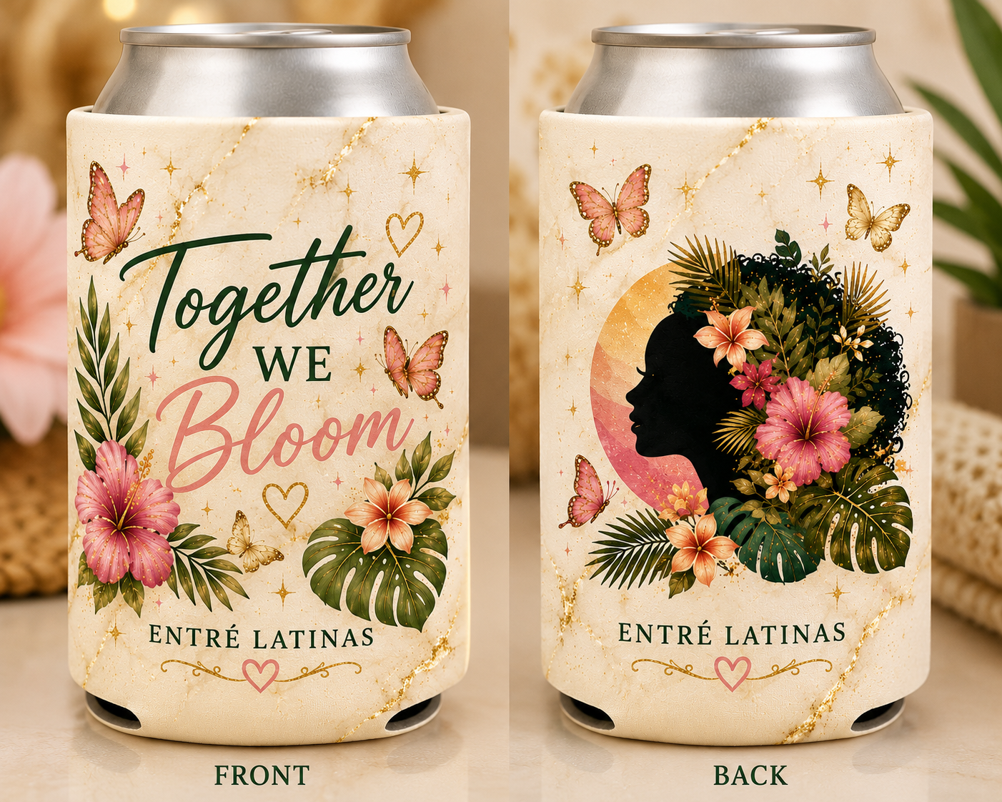 Entré Latinas Can Koozies Collection