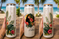 Isla Bloom 20 oz Glass Tumbler 🌺